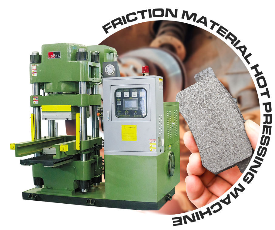 Bremsbelagpressmaschine